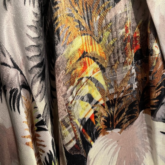 Topshop Patterned Blazer Size Medium - Picture 3 of 5